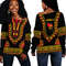 Africa Zone Off Shoulder Sweaters - Angola Traditional Dashiki, African Women Off Shoulder For Women