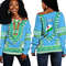 Africa Zone Off Shoulder Sweaters - Djibouti Traditional Dashiki, African Women Off Shoulder For Women