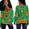 Africa Zone Off Shoulder Sweaters - Guinea Traditional Dashiki, African Women Off Shoulder For Women
