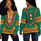 Africa Zone Off Shoulder Sweaters - Togo Traditional Dashiki, African Women Off Shoulder For Women