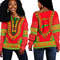 Africa Zone Off Shoulder Sweaters - Burundi Traditional Dashiki, African Women Off Shoulder For Women