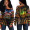 Cape Verde Women's Off Shoulder Sweatshirt Black History Live it Learn it Make it, African Women Off Shoulder For Women