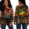 Oromo Women's Off Shoulder Sweatshirt Black History Live it Learn it Make it, African Women Off Shoulder For Women