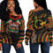 Libya Women's Off Shoulder Sweatshirt Black History Live it Learn it Make it, African Women Off Shoulder For Women
