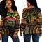 Ethiopia Women's Off Shoulder Sweatshirt Black History Live it Learn it Make it, African Women Off Shoulder For Women
