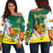 Senegal Special Women's Off Shoulder SweatShirt, African Women Off Shoulder For Women
