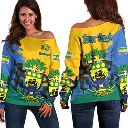 gabon special women's off shoulder sweatshirt, african women off shoulder for women