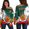 Burundi Special Women's Off Shoulder SweatShirt, African Women Off Shoulder For Women