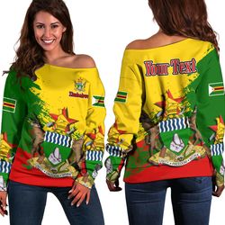 zimbabwe special women's off shoulder sweatshirt, african women off shoulder for women