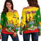 Zimbabwe Special Women's Off Shoulder SweatShirt, African Women Off Shoulder For Women