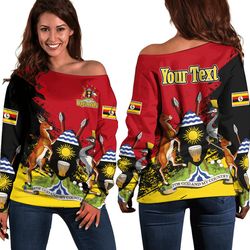 uganda special women's off shoulder sweatshirt, african women off shoulder for women
