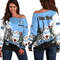 Botswana Special Women's Off Shoulder SweatShirt, African Women Off Shoulder For Women