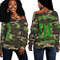 AKA Sorority Camouflage Off Shoulder Sweaters 01, African Women Off Shoulder For Women