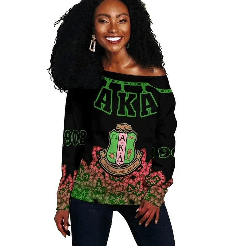 AKA Sorority Offshoulder - Midu Style, African Women Off Shoulder For Women