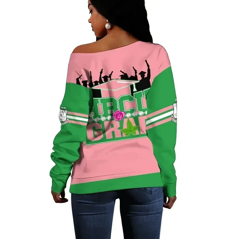 AKA Sorority HBCU Graduation Offshoulder, African Women Off Shoulder For Women