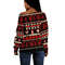 Delta Sigma Theta Christmas Splatters Offshoulder 03, African Women Off Shoulder For Women