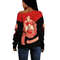 Delta Sigma Theta Red Women Off Shoulder Drinking Style 06, African Women Off Shoulder For Women