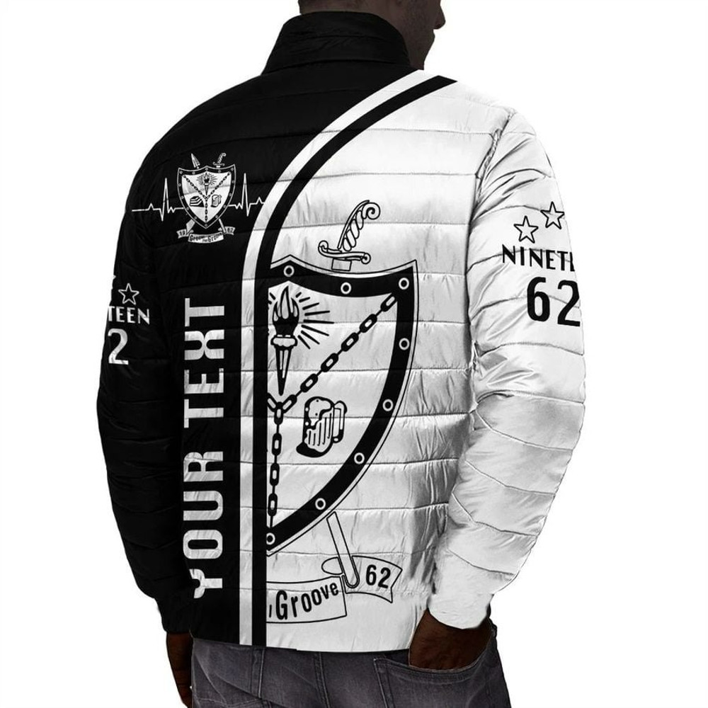 Custom Groove Phi Groove In My Heart Padded Jackets, African Padded Jacket For Men Women