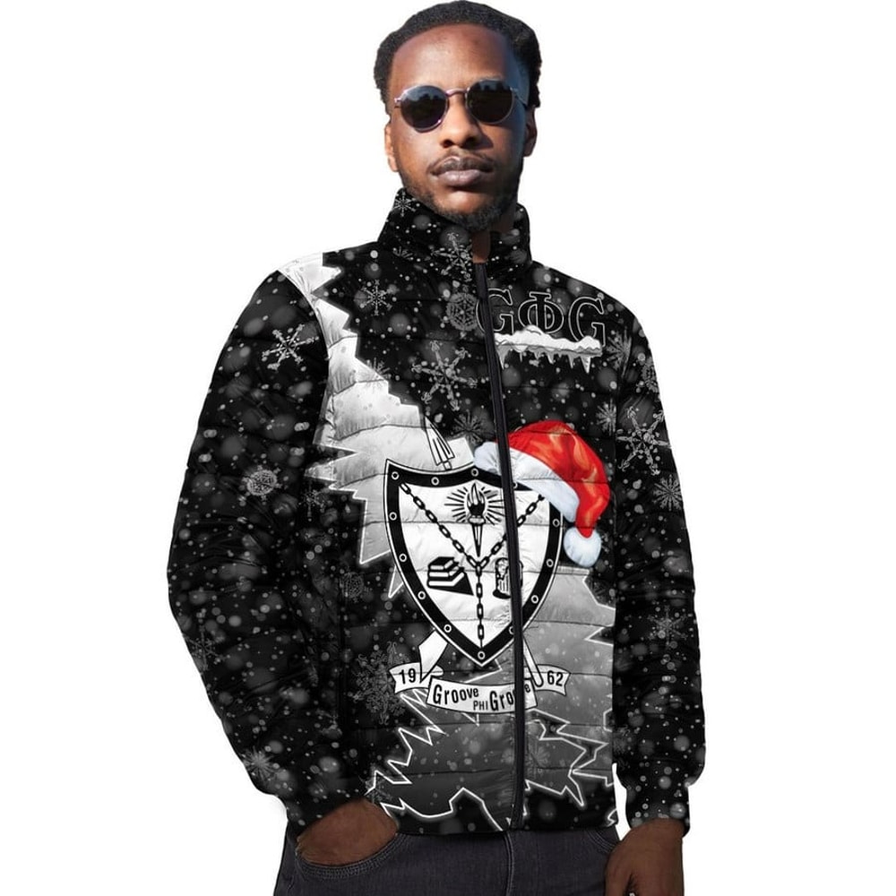 Groove Phi Groove Christmas Padded Jackets, African Padded Jacket For Men Women