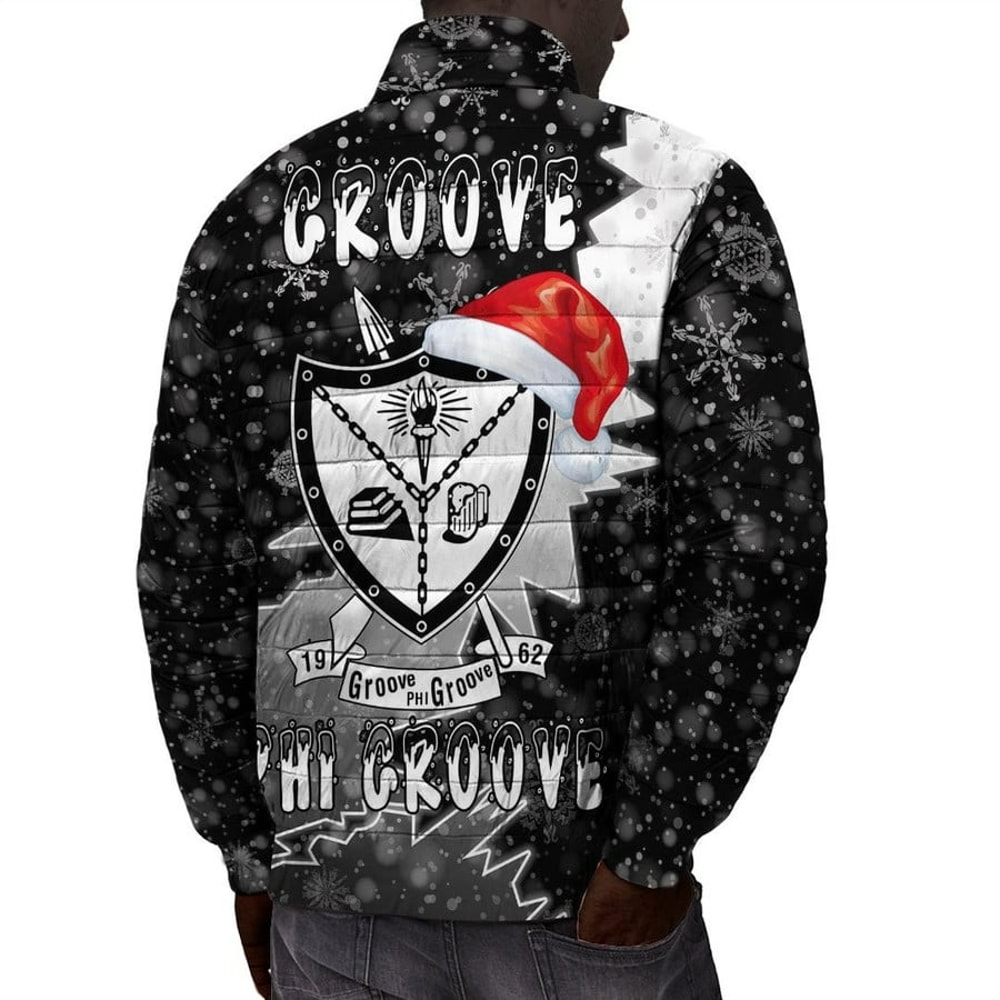 Groove Phi Groove Christmas Padded Jackets, African Padded Jacket For Men Women