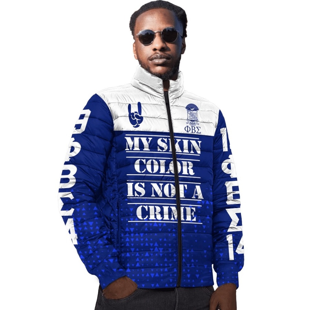 Phi Beta Sigma Padded Jackets, African Padded Jacket For Men Women