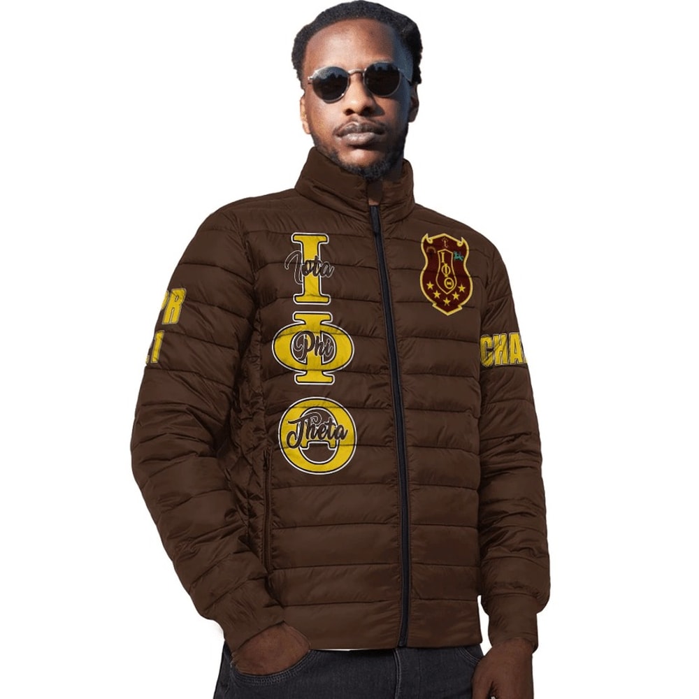 Custom Iota Phi Theta Padded Jackets, African Padded Jacket For Men Women