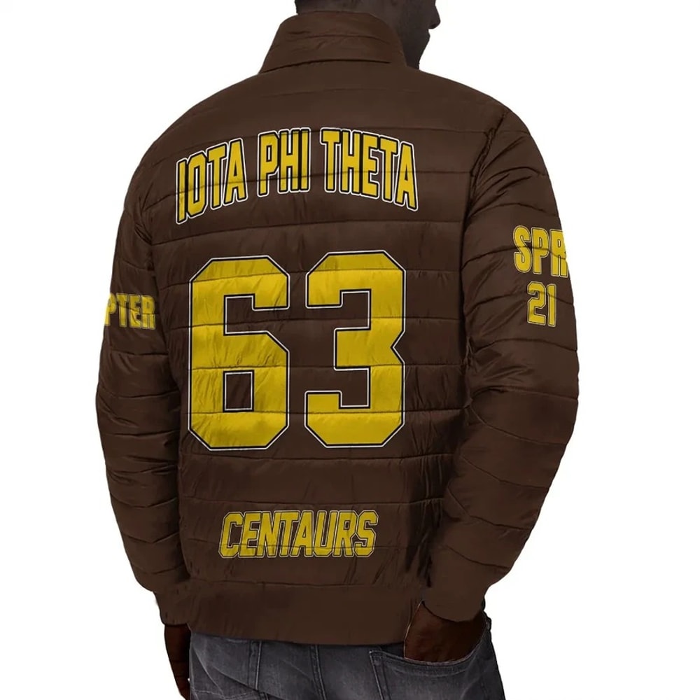 Custom Iota Phi Theta Padded Jackets, African Padded Jacket For Men Women