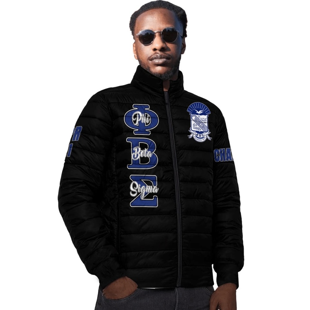 Custom Phi Beta Sigma Padded Jackets, African Padded Jacket For Men Women