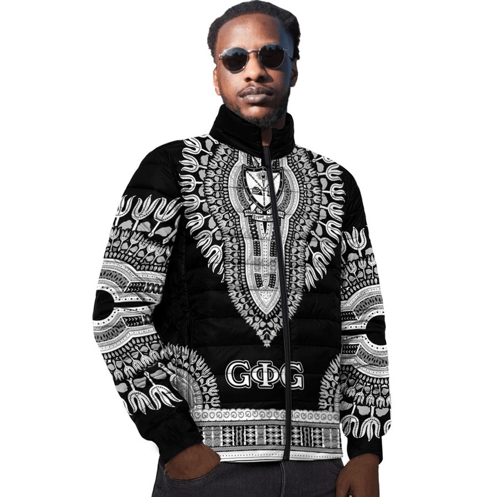 Groove Phi Groove Dashiki Padded Jackets 01, African Padded Jacket For Men Women