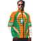 Ivory Coast Action Flag Padded Jacket, African Padded Jacket For Men Women