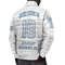Custom Alpha Lambda Psi (White) Padded Jacket, African Padded Jacket For Men Women