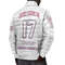 Custom Alpha Omega Phi (White) Padded Jacket, African Padded Jacket For Men Women
