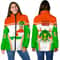 Niger Active Flag Women Padded Jacket, African Padded Jacket For Men Women