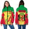Republic of the Congo Active Flag Women Padded Jacket, African Padded Jacket For Men Women