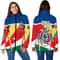 Seychelles Active Flag Women Padded Jacket, African Padded Jacket For Men Women