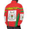 Burkiana Faso Active Flag Padded Jacket, African Padded Jacket For Men Women