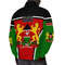 Kenya Active Flag Padded Jacket, African Padded Jacket For Men Women