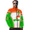 Niger Active Flag Padded Jacket, African Padded Jacket For Men Women