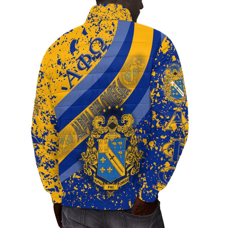 Alpha Phi Omega Special Padded Jacket, African Padded Jacket For Men Women