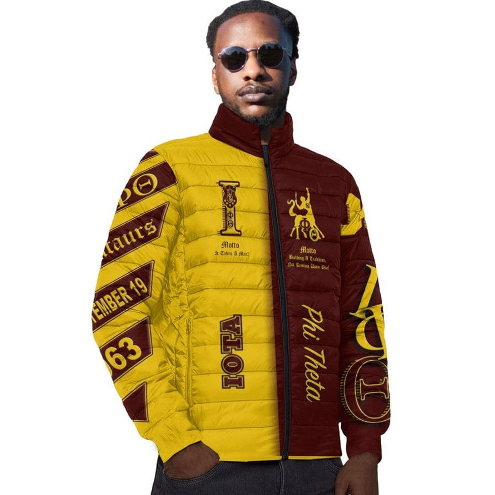 Iota Phi Theta Unique Padded Jacket, African Padded Jacket For Men Women