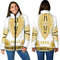 Philo Affiliates Dashiki Women Padded Jacket, African Padded Jacket For Men Women