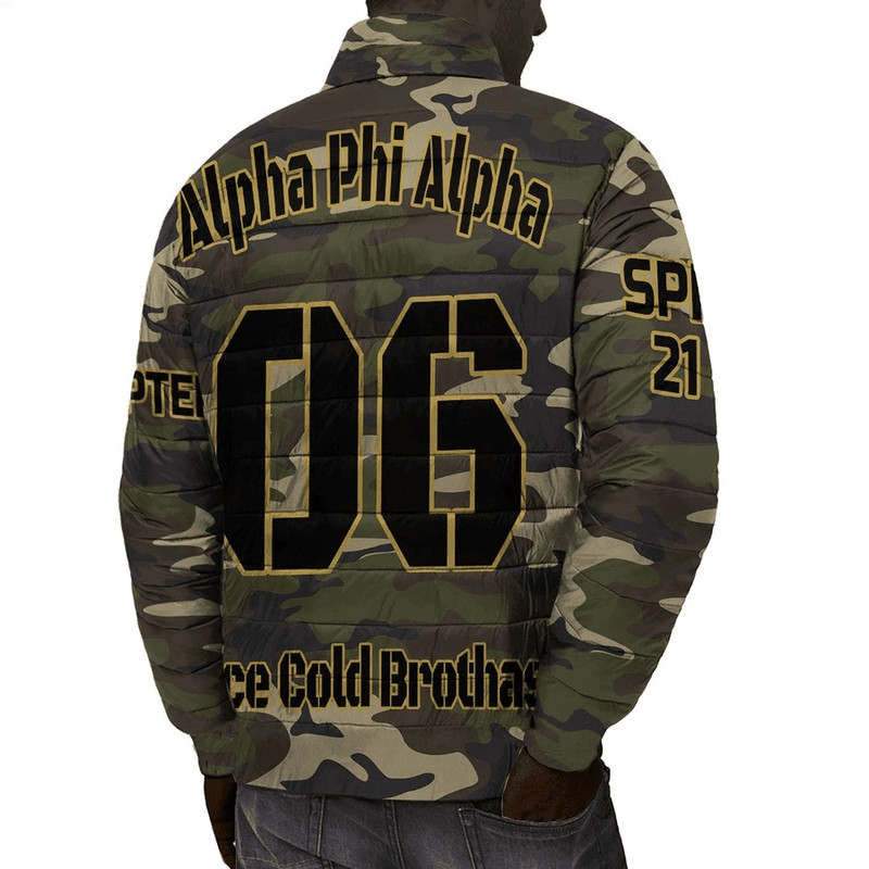 Custom Alpha Phi Alpha Unique Padded Jacket 01, African Padded Jacket For Men Women