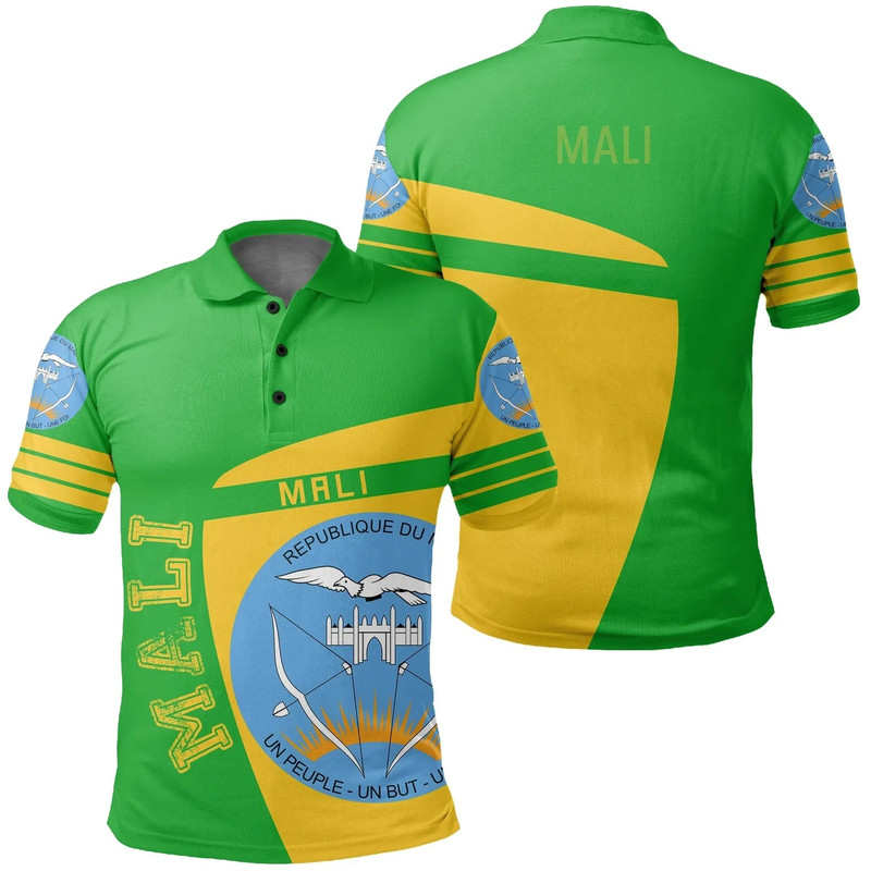 Mali Polo Shirt Sport Premium, African Polo Shirt For Men Women