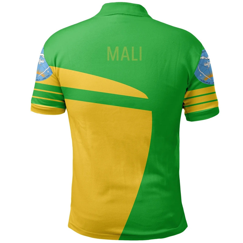 Mali Polo Shirt Sport Premium, African Polo Shirt For Men Women