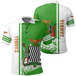 zambia quarter style polo shirt, african polo shirt for men women