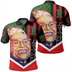 african american flag rosa parks polo shirt, african polo shirt for men women