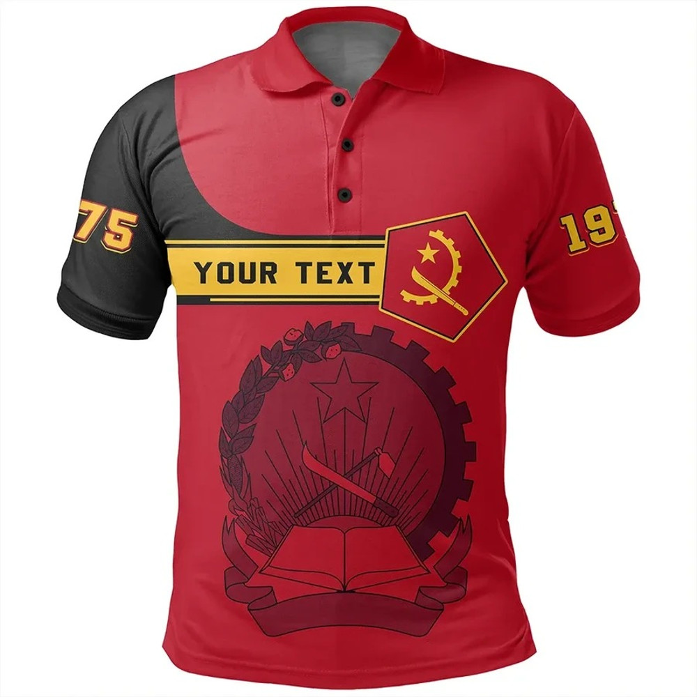 Custom Angola Polo Shirt Pentagon Style, African Polo Shirt For Men Women