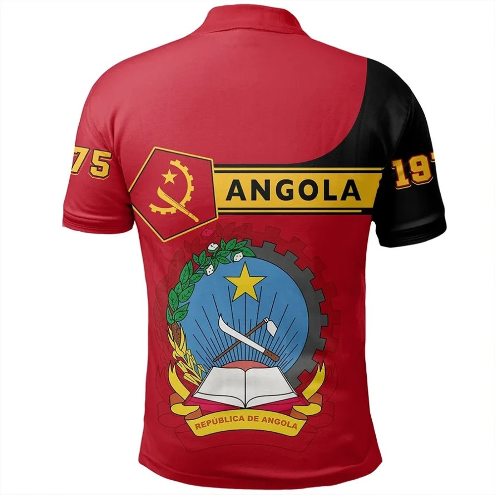Custom Angola Polo Shirt Pentagon Style, African Polo Shirt For Men Women