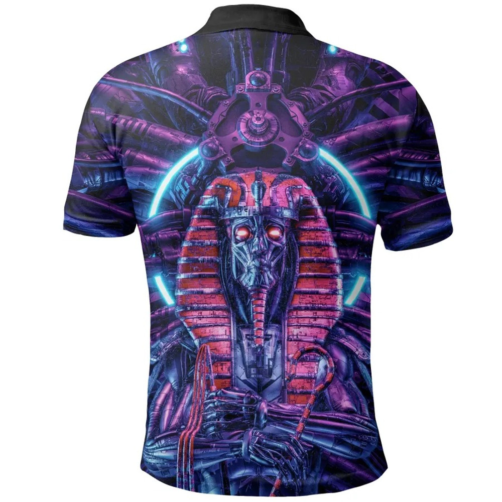 Egypt Polo Shirt Tomb Of The Neo Pharaoh, African Polo Shirt For Men Women