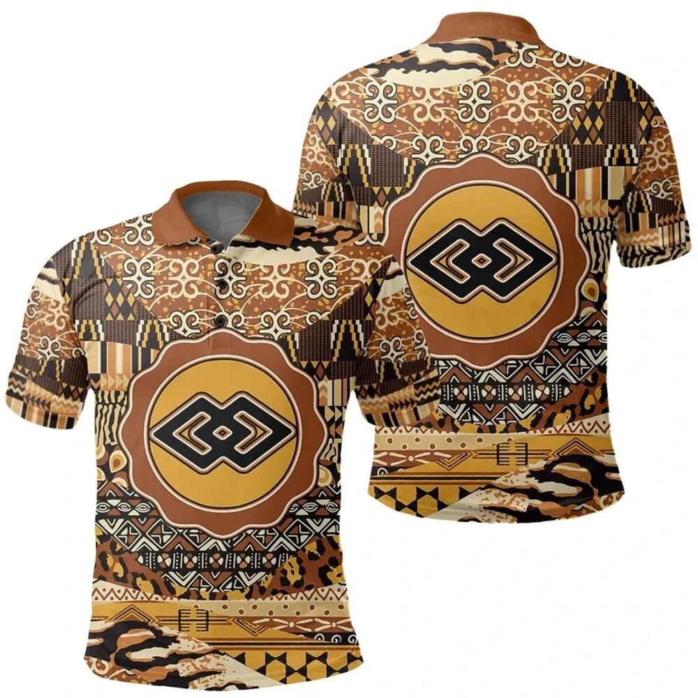 Epa Polo Shirt Leo Style, African Polo Shirt For Men Women